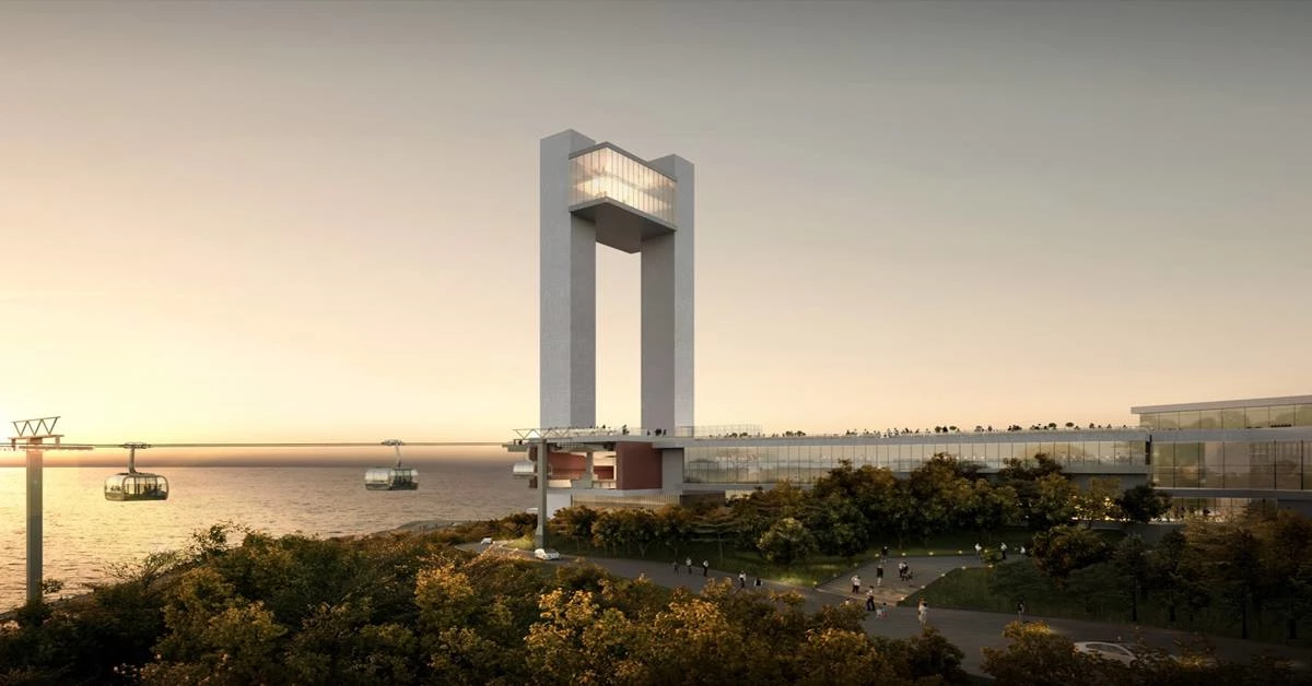 영덕군 해상케이블카 조감도