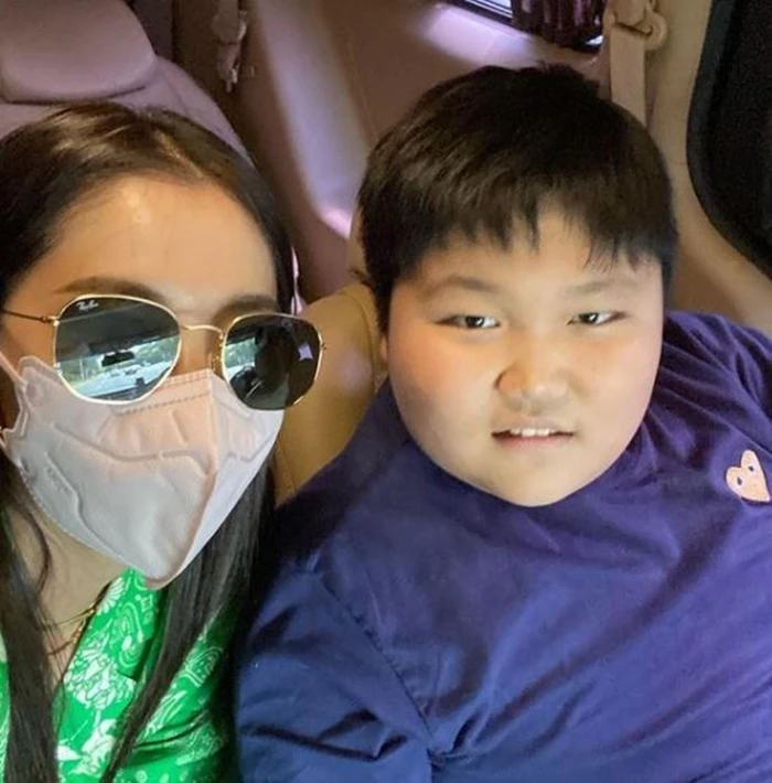 오윤아와 그의 아들 / 오윤아 인스타그램