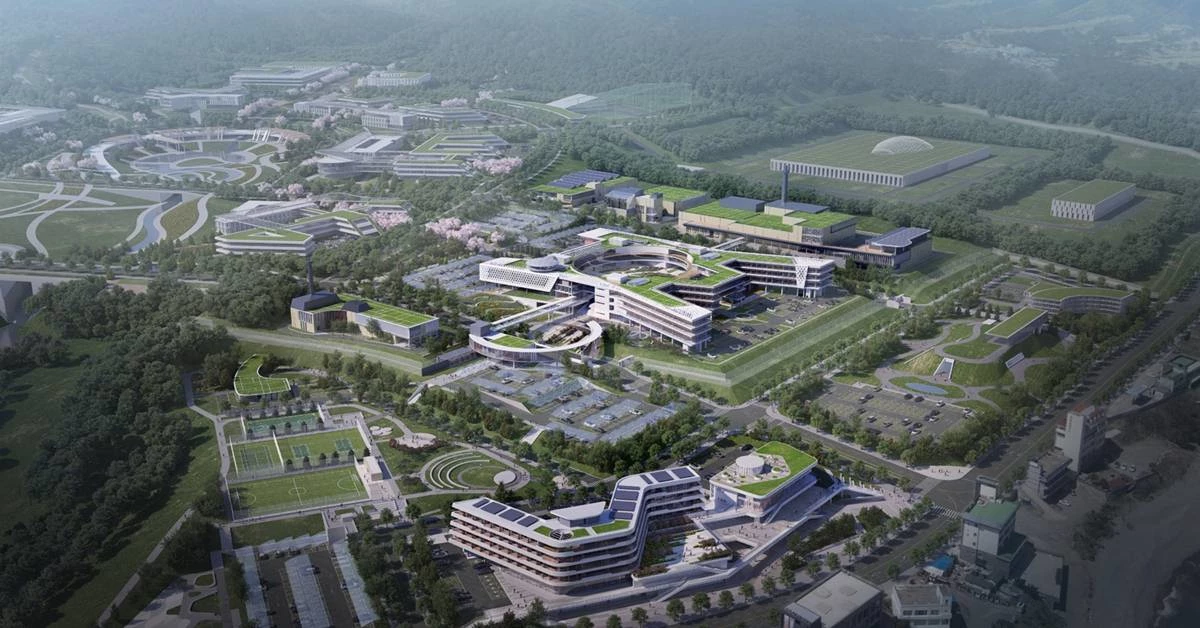 경주시 감포읍에 조성될 혁신원자력연구단지 조감도/경북도 제공