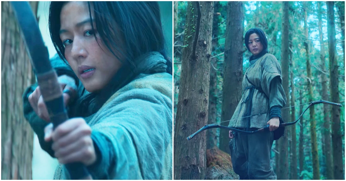 아신 역으로 등장한 배우 전지현 / 넷플릭스 유튜브