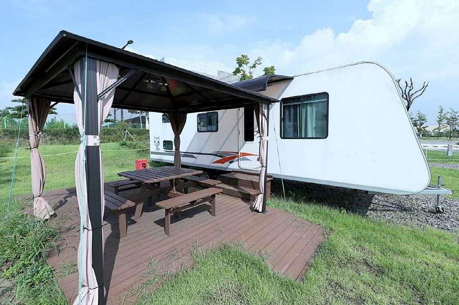 킨텍스캠핑장 안심숙소 전경