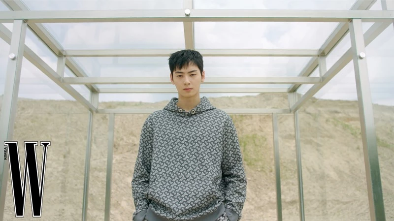 버버리의 새로운 브랜드 엠버서더로 선정된 차은우 / 이하 W코리아