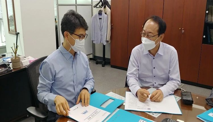 김완섭 예산총괄심의관-우범기 정무부지사 / 전북도