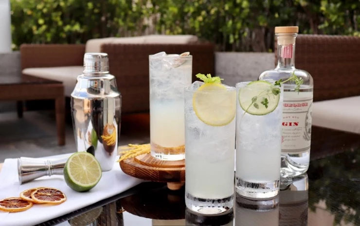 맥퀸즈 바 진 피즈 / 사진제공=이하 아난티 힐튼 부산