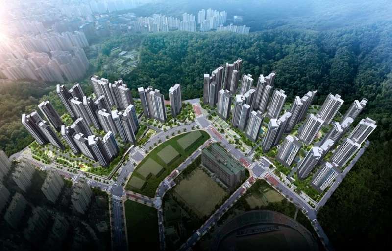 단지 조감도 / 대우건설