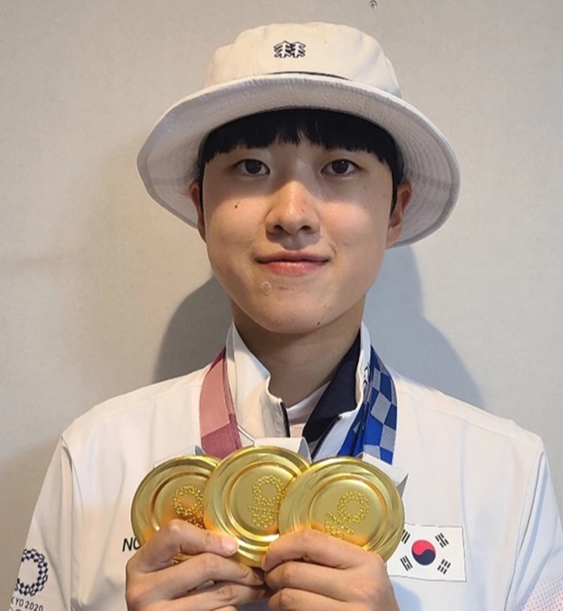 양궁 금메달리스트 안산 / 뉴스1