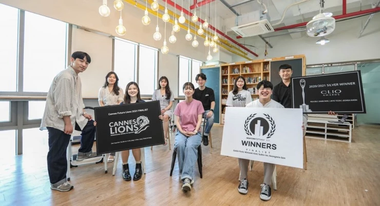 동서대학교LINC+사업단의 융합 캡스톤 디자인을 수행한 학생들의 아이디어가 세계 3대 광고제를 석권했다. / 사진제공=동서대