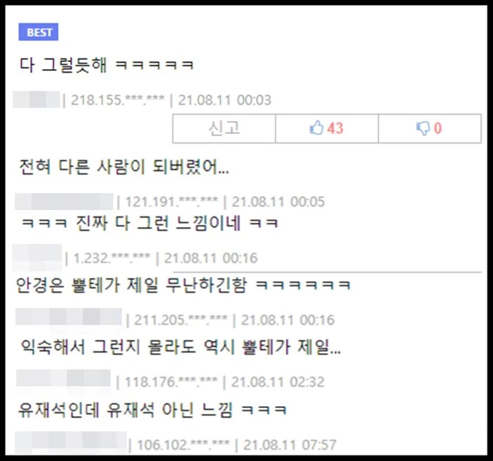 온라인 커뮤니티 루리웹 댓글 창