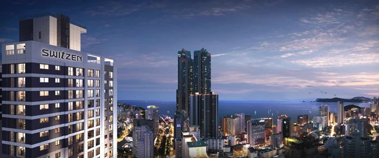 KCC건설은 오늘 13일(금) 부산광역시 해운대구 중동 일대에 조성하는 해운대 라센트 스위첸의 견본주택을 오픈하고 본격적인 분양에 돌입한다고 밝혔다. / 사진제공=KCC건설