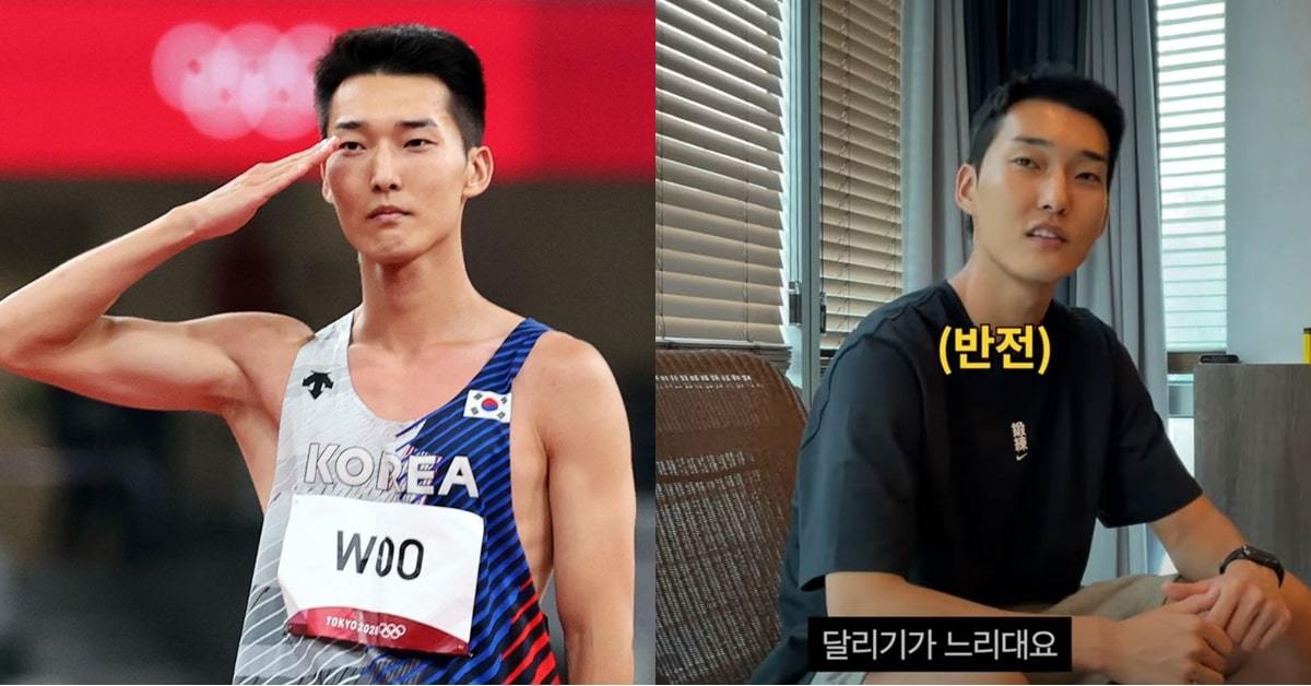 High Jump Woo Sang Hyuk Who Could Not Be Seen On Tv Suddenly Appeared In Here Video Newsdir3
