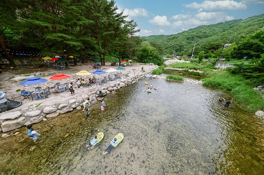형형색색 파라솔과 함께 시민에게 돌아온 백운계곡