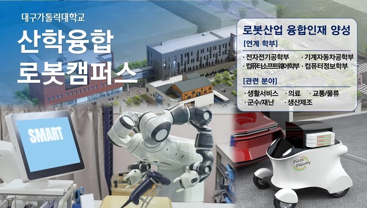 산학융합 로봇캠퍼스 이미지 / 대구가톨릭대
