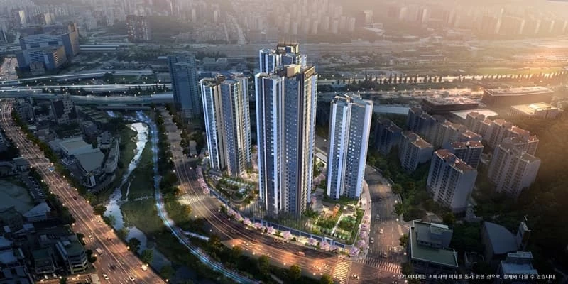 단지 조감도 / 롯데건설