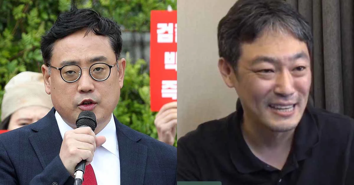 변희재(뉴스1) 미디어워치 대표고문고하 유튜버 김용호('김용호 연예부장' 영상 캡처)씨.