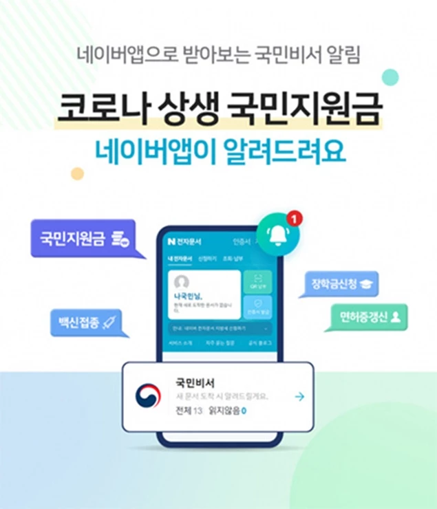 네이버 '국민 비서 서비스' 알림 신청 방법 / 네이버