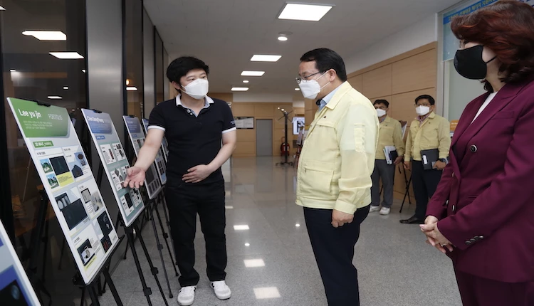 정헌율 익산시장 격려방문 / 익산시