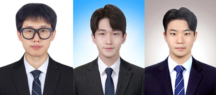 왼쪽부터 고범수·오경환·권순일 학생