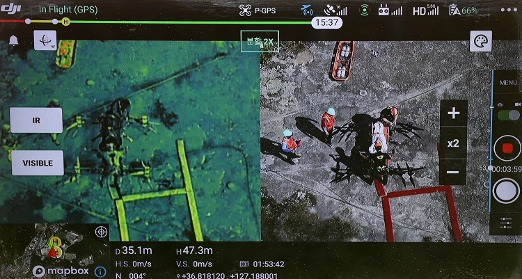 드론 인명구조 시연 영상 / 충남소방본부