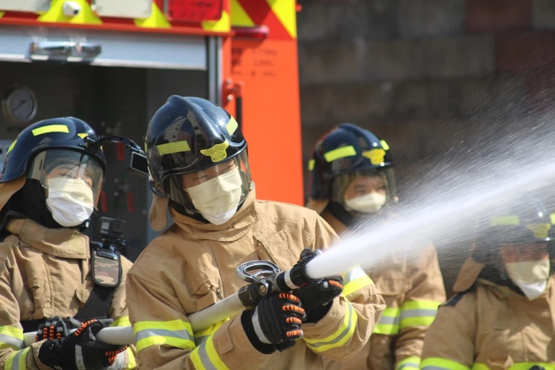 소방실습 사진 / 부영그룹