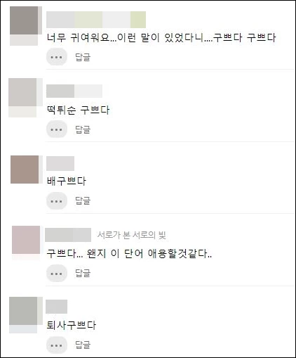 인스티즈 댓글 창