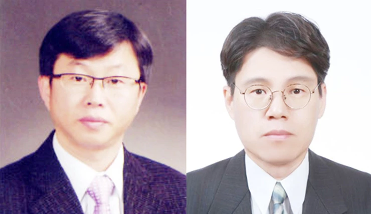 강성승 교수(왼쪽), 안규백 교수