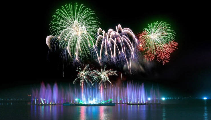 춤추는 바다분수 불꽃쇼