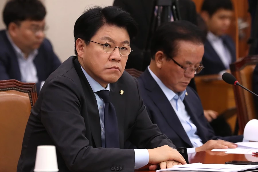 래퍼 노엘의 아버지인 장제원 국민의힘 의원 / 뉴스1