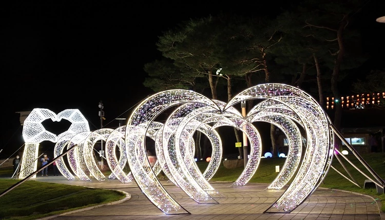 정읍사공원 야간 볼거리 명소 / 정읍시