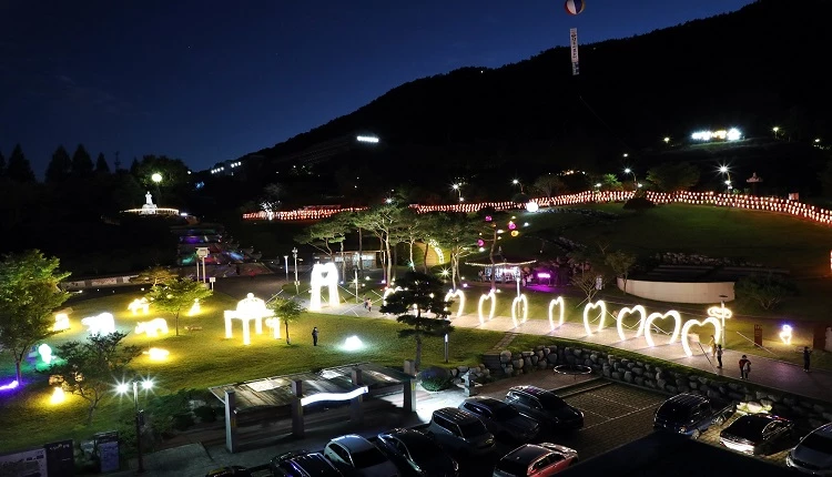 정읍사공원 야간 볼거리 명소 / 정읍시