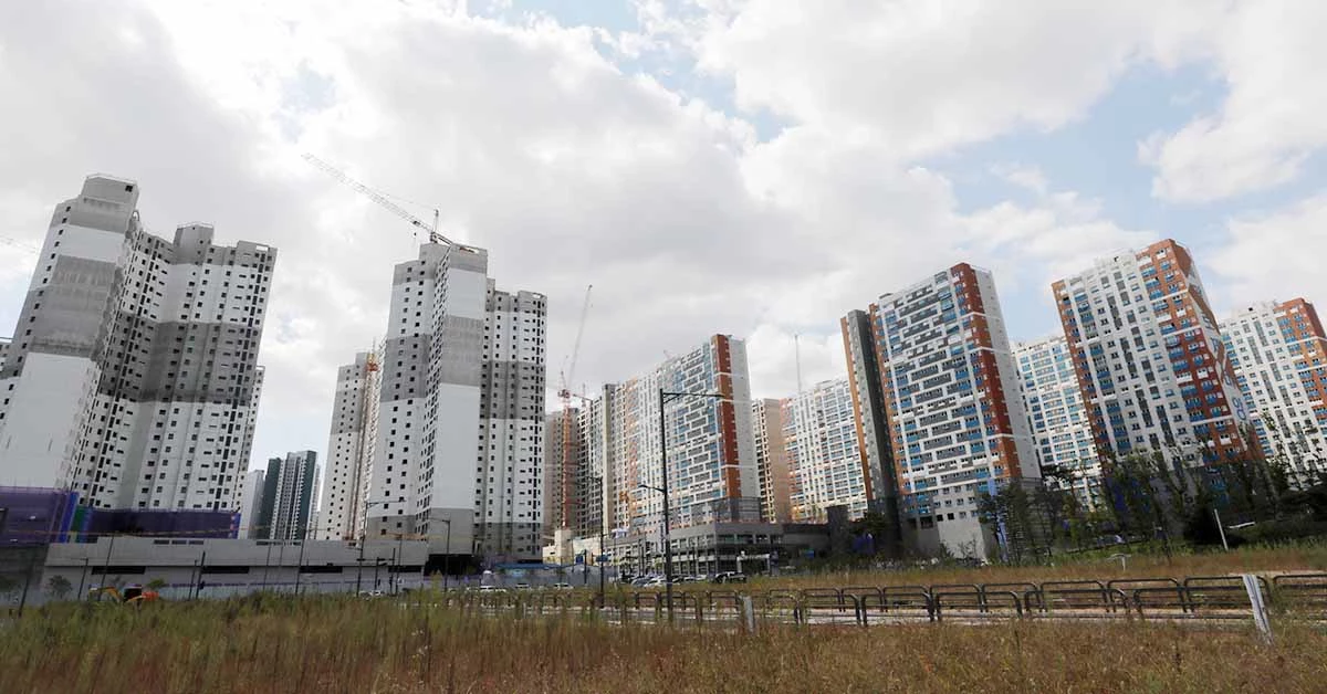 김포 장릉 인근 검단신도시 아파트 / 뉴스1