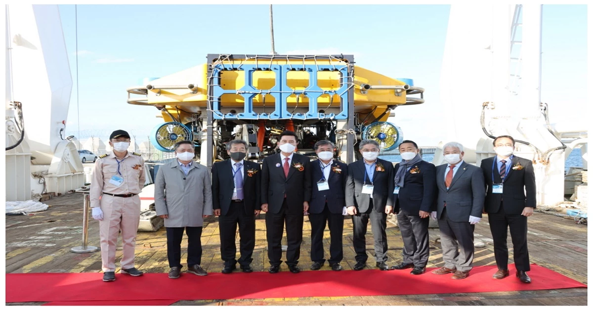 해양장비시험센터 장영실호가 취항했다. / 포항시 제공