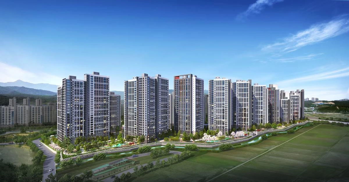 경북 포항 북구의 모 아파트 투시도/위키트리 자료사진