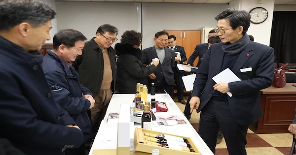 식초문화도시 고창_식초생산업체 협의회 간담회 / 고창군