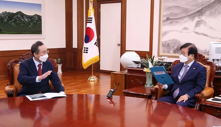 박병석 국회의장 면담 / 전북도