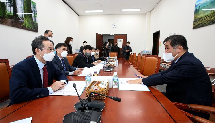 맹성규 더불어민주당 예결위 간사 면담 / 전북도