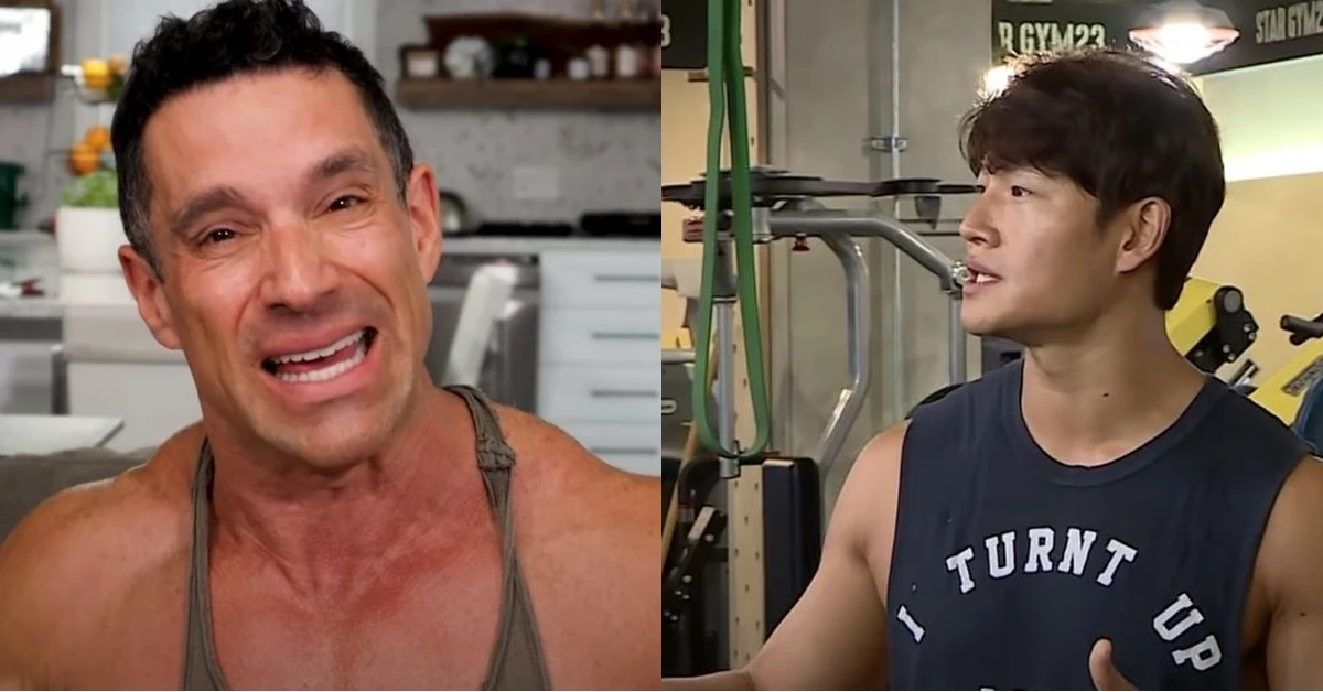 (왼쪽부터)그렉 듀셋과 김종국 / 유튜브 'greg doucette',김종국 GYM JONG KOOK'