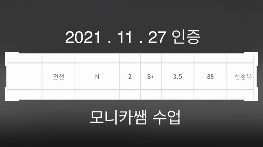 모니카 제자가 올린 수강 인증 사진 / 온라인 커뮤니티 '디시인사이드'