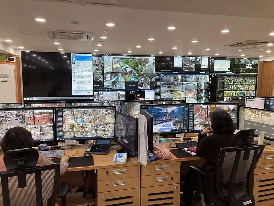 시민안전센터 CCTV 관제실
