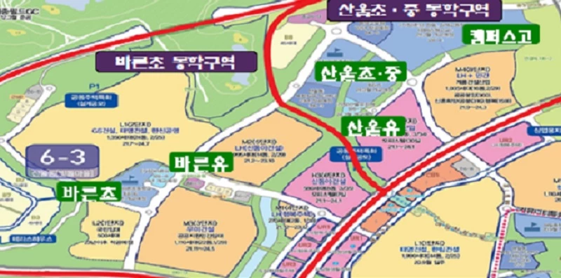 학교 배치도 / 세종시교육청