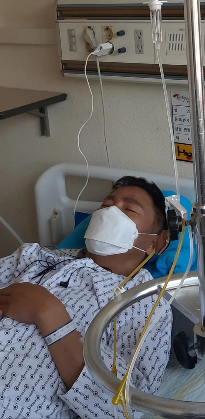 지난 4월 김철민이 올린 사진