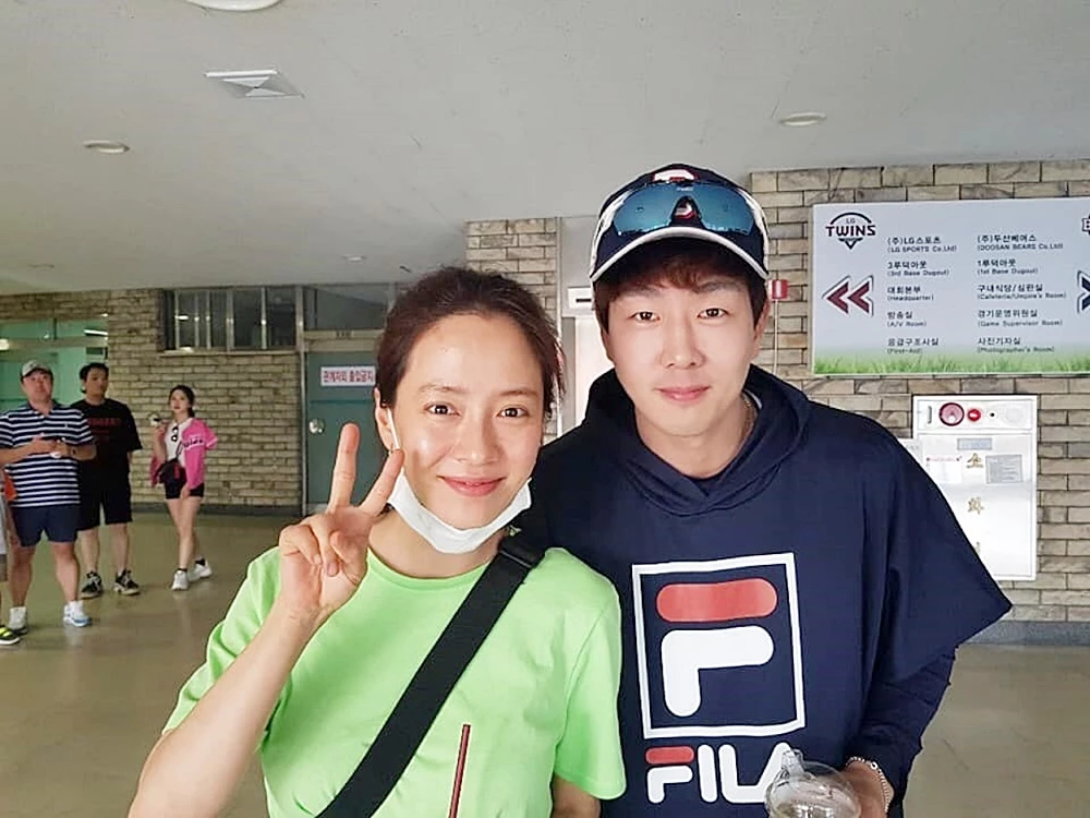 배우 송지효의 팬이라고 밝힌 박건우 / 박건우 인스타그램