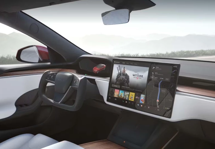 테슬라 모델S 플레이드 내부. / 테슬라 홈페이지