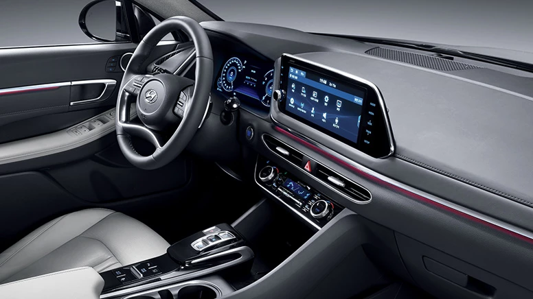 쏘나타 인포테인먼트 시스템. / 현대자동차그룹 홈페이지