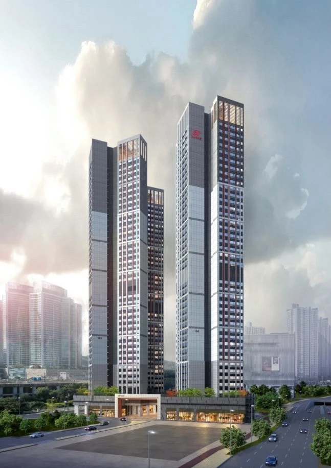 힐스테이트 천안아산역 듀클래스 투시도. / 현대엔지니어링