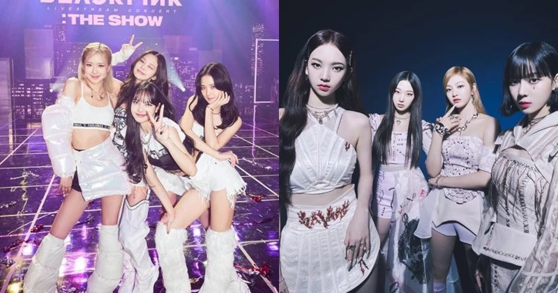 (왼쪽부터) 블랙핑크, 에스파 / 공식 인스타그램, 트위터