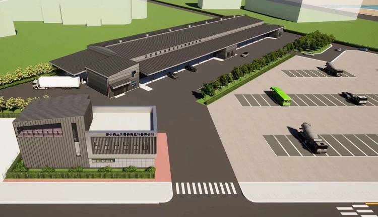중소유통공동도매물류센터 조감도 / 군산시
