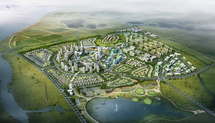 만경강 수변도시 조감도 / 익산시