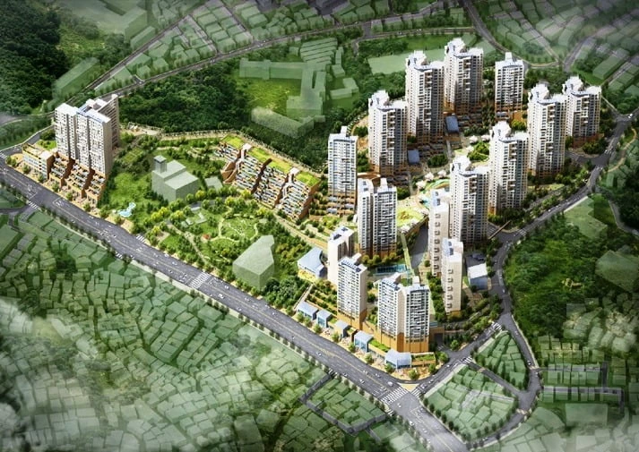 서울역센트럴자이 조감도 / GS건설 제공