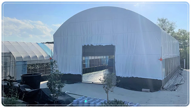 장성군이 귀농귀촌인에게 지원하고 있는 '영농정착지원사업' 관리동 하우스