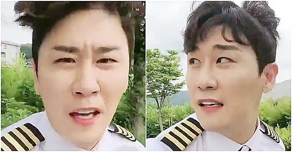 영탁이 뛰어가면서 찍은 셀프캠 장면 / 이하 영탁 인스타그램